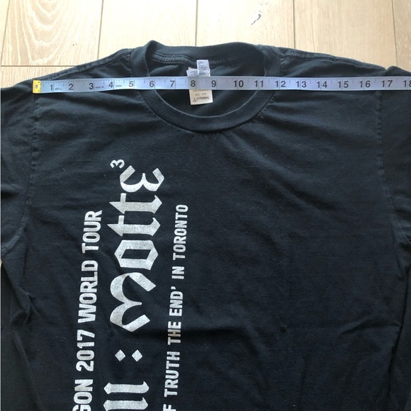 G Dragon 2017 World Tour Toronto Concert T Shirt in Black Size L - Picture 2 of 8